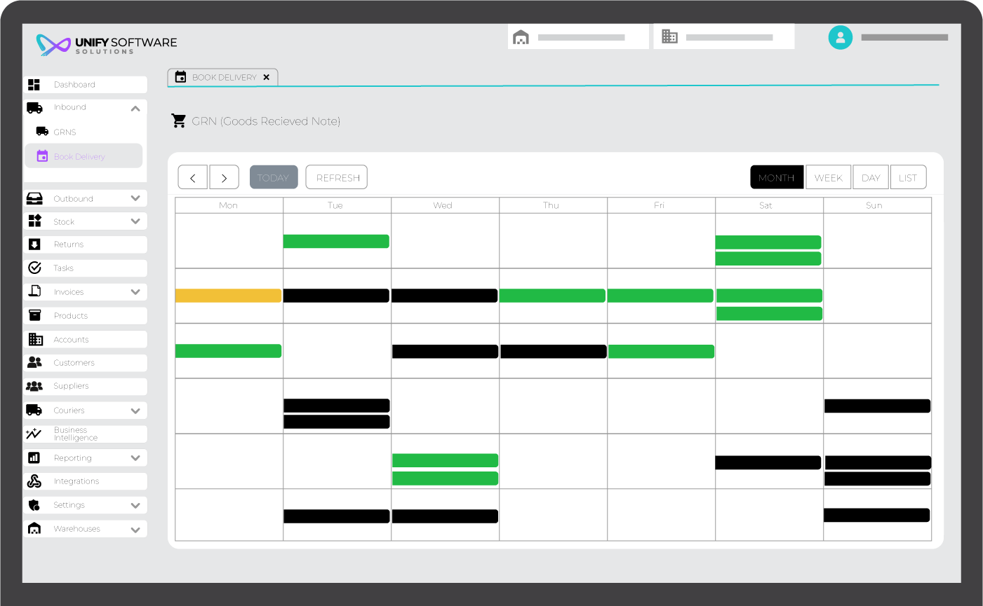 Booking In Calander PT
